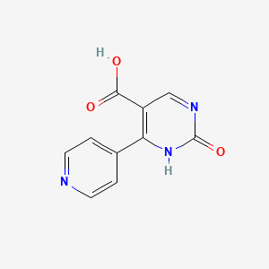 molecular formula C10H7N3O3 B1635056 2-oxo-6-pyridin-4-yl-1H-pyrimidine-5-carboxylic acid 