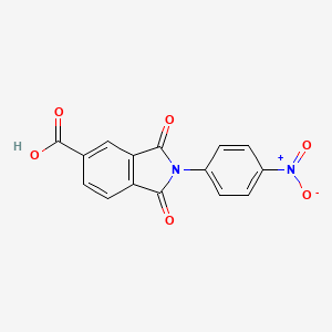 molecular formula C15H8N2O6 B1635061 Ácido 2-(4-nitrofenil)-1,3-dioxoisoindolina-5-carboxílico CAS No. 110768-20-2