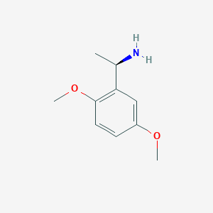 molecular formula C10H15NO2 B1635078 (1R)-1-(2,5-dimethoxyphenyl)ethanamine 