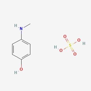 molecular formula C7H11NO5S B1635096 p-(Methylamino)phenol sulphate CAS No. 51-72-9