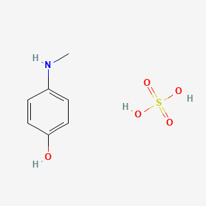 molecular formula C7H11NO5S B1635096 对-(甲基氨基)苯酚硫酸盐 CAS No. 51-72-9