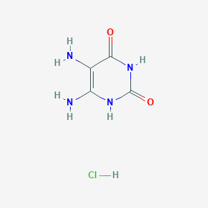 molecular formula C4H7ClN4O2 B1635097 5,6-Diaminouracil hydrochloride CAS No. 53608-89-2