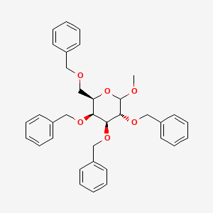 molecular formula C35H38O6 B1635117 Methyl 2,3,4,6-tetra-O-benzyl-D-galactopyranoside CAS No. 195827-82-8
