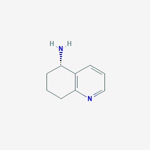 molecular formula C9H12N2 B1635180 (S)-5,6,7,8-Tetrahydroquinolin-5-amine 