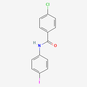 molecular formula C13H9ClINO B1635183 4-chloro-N-(4-iodophenyl)benzamide 
