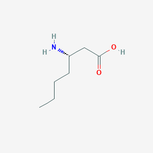 molecular formula C7H15NO2 B1635192 (3S)-3-aminoheptanoic acid 