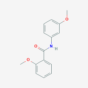 molecular formula C15H15NO3 B1635197 2-methoxy-N-(3-methoxyphenyl)benzamide 