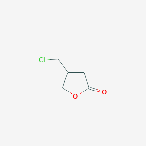 molecular formula C5H5ClO2 B163521 4-氯甲基-2(5H)-呋喃酮 CAS No. 125973-99-1