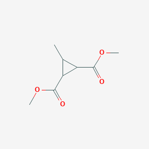 molecular formula C8H12O4 B1635217 Dimethyl 3-methylcyclopropane-1,2-dicarboxylate 