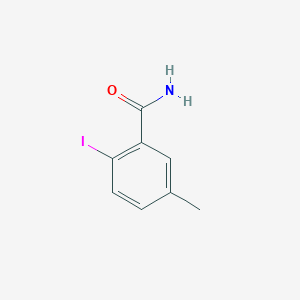 molecular formula C8H8INO B1635218 2-Iodo-5-methylbenzamide 