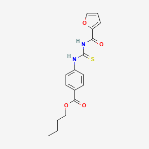 molecular formula C17H18N2O4S B1635229 Butyl 4-(furan-2-carbonylcarbamothioylamino)benzoate 
