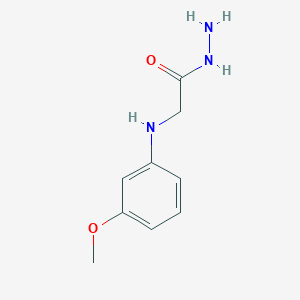 molecular formula C9H13N3O2 B1635297 2-[(3-甲氧基苯基)氨基]乙酰肼 CAS No. 790272-10-5