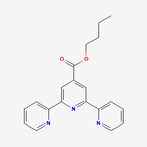 molecular formula C20H19N3O2 B1635341 Butyl 2,6-dipyridin-2-ylpyridine-4-carboxylate 