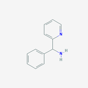 molecular formula C12H12N2 B1635359 Fenil(piridin-2-il)metanamina CAS No. 39930-11-5