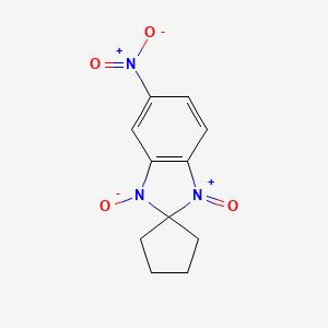 5-Nitrospiro[benzimidazole-2,1'-cyclopentane]1,3-dioxide