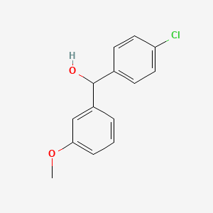 molecular formula C14H13ClO2 B1635419 4-Chloro-3'-methoxybenzhydrol 