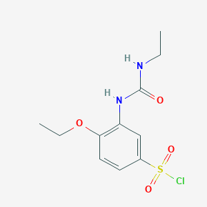 4-ethoxy-3-(ethylcarbamoylamino)benzenesulfonyl Chloride
