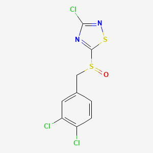 3-Chloro-5-(3,4-dichlorobenzylsulfinyl)-1,2,4-thiadiazole