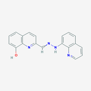 2-[(Quinolin-8-ylhydrazinylidene)methyl]quinolin-8-ol