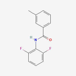 molecular formula C14H11F2NO B1635508 N-(2,6-difluorophenyl)-3-methylbenzamide 