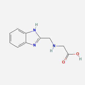 molecular formula C10H11N3O2 B1635513 [(1H-Benzoimidazol-2-ylmethyl)amino]acetic acid 