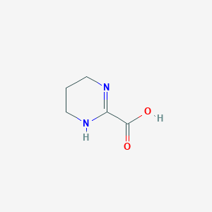 molecular formula C5H8N2O2 B163552 1,4,5,6-Tetrahydropyrimidine-2-carboxylic acid CAS No. 129578-99-0
