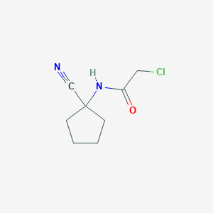 2-chloro-N-(1-cyanocyclopentyl)acetamide