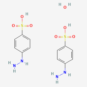 molecular formula C12H18N4O7S2 B1635593 4-Hydrazinobenzenesulfonic acid hemihydrate 