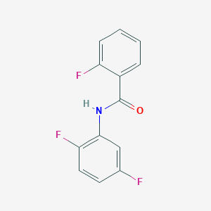 molecular formula C13H8F3NO B1635613 N-(2,5-difluorophenyl)-2-fluorobenzamide 