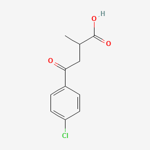 molecular formula C11H11ClO3 B1635621 4-(4-Chlorophenyl)-2-methyl-4-oxobutanoic acid CAS No. 52240-20-7