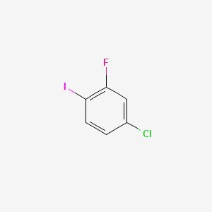 molecular formula C6H3ClFI B1635626 4-Chloro-2-fluoro-1-iodobenzene CAS No. 6797-79-1