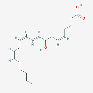 molecular formula C20H32O3 B163569 8-羟基-5Z,9E,11Z,14Z-二十碳四烯酸 CAS No. 79495-84-4