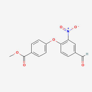 Methyl 4-(4-formyl-2-nitrophenoxy)benzoate