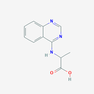 molecular formula C11H11N3O2 B1635730 2-(Quinazolin-4-ylamino)propanoic acid 