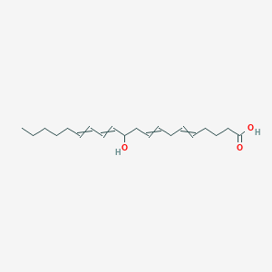 molecular formula C20H32O3 B163575 11-Hydroxyicosa-5,8,12,14-tetraenoic acid CAS No. 73804-65-6