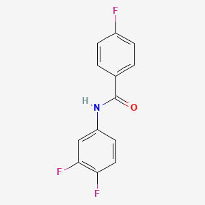 molecular formula C13H8F3NO B1635793 N-(3,4-difluorophenyl)-4-fluorobenzamide 