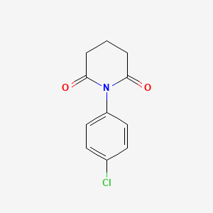 molecular formula C11H10ClNO2 B1635816 1-(4-Chlorophenyl)piperidine-2,6-dione 