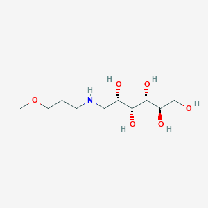 molecular formula C10H23NO6 B163588 (2R,3R,4R,5S)-6-(3-methoxypropylamino)hexane-1,2,3,4,5-pentol CAS No. 139361-89-0