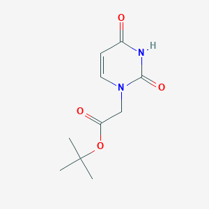 molecular formula C10H14N2O4 B1635902 tert-Butyl uracil-1-ylacetate 