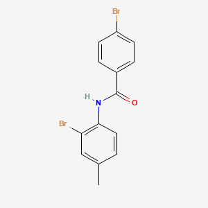 4-bromo-N-(2-bromo-4-methylphenyl)benzamide