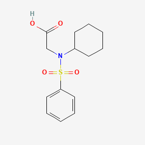 N-cyclohexyl-N-(phenylsulfonyl)glycine