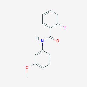 molecular formula C14H12FNO2 B1635950 2-fluoro-N-(3-methoxyphenyl)benzamide 