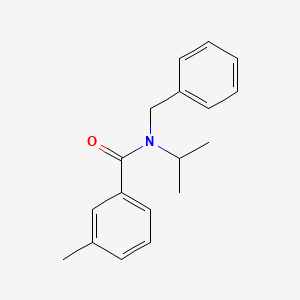 molecular formula C18H21NO B1635964 N-Benzyl-N-isopropyl-3-methylbenzamide 