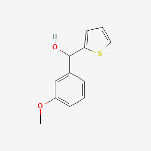 molecular formula C12H12O2S B1635968 (3-甲氧基苯基)(2-噻吩基)甲醇 CAS No. 327070-53-1