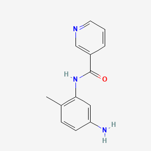 molecular formula C13H13N3O B1635974 N-(5-Amino-2-methylphenyl)nicotinamide CAS No. 436089-26-8