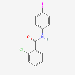 molecular formula C13H9ClINO B1635976 2-chloro-N-(4-iodophenyl)benzamide 