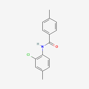 molecular formula C15H14ClNO B1635986 N-(2-chloro-4-methylphenyl)-4-methylbenzamide 
