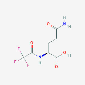 molecular formula C7H9F3N2O4 B1635996 N-Trifluoroacetyl-L-glutamine 