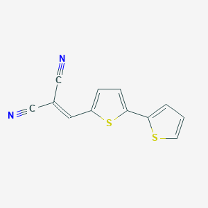 molecular formula C12H6N2S2 B1636008 2-(2,2'-Bithiophen-5-ylmethylene)malononitrile 