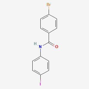 molecular formula C13H9BrINO B1636012 4-bromo-N-(4-iodophenyl)benzamide 